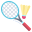 Badminton court sports facility at JOP Palms Rohtak