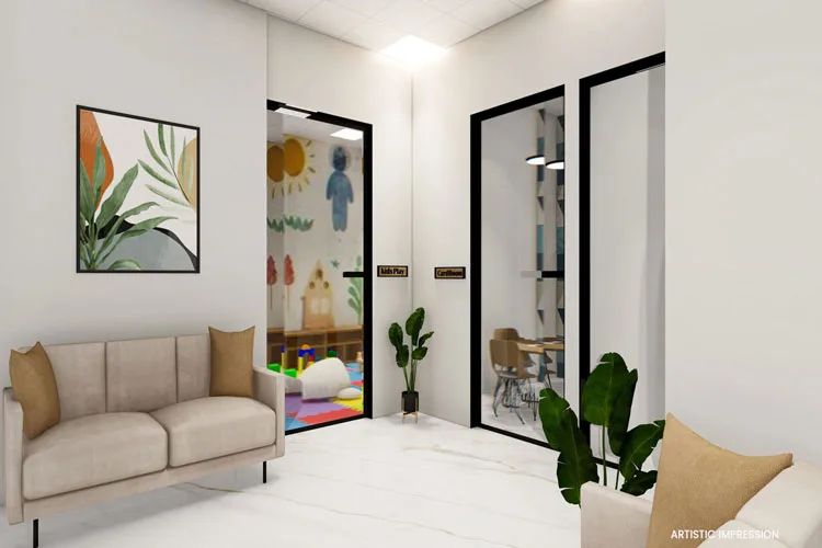 JOP Palms luxury apartment bedroom interior